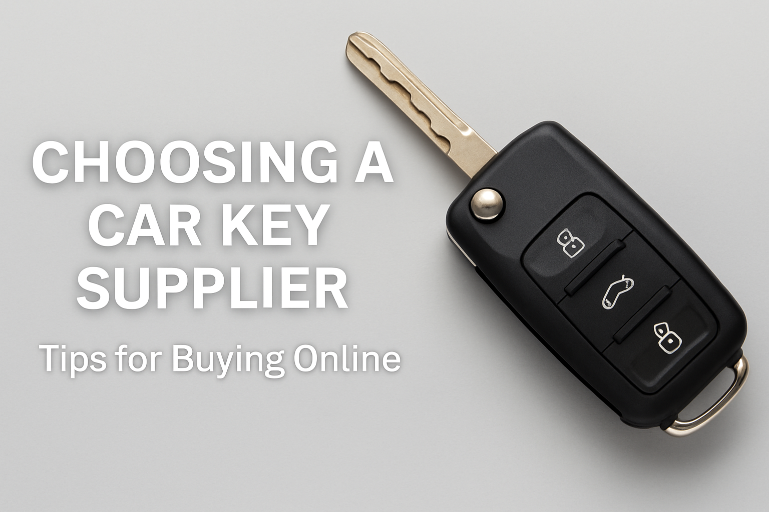 How to Choose a Reliable Online Car Key Supplier
